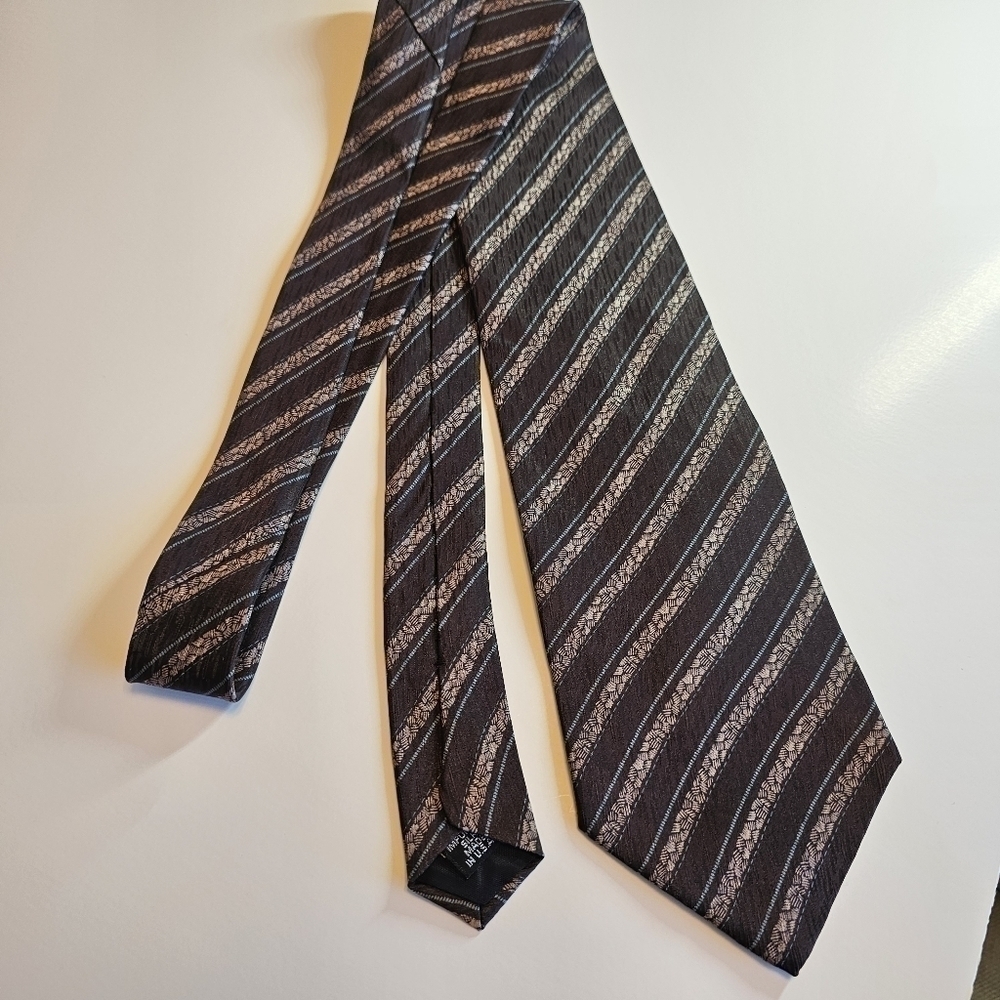 VINTAGE Paco Rabanne Paris. 100% silk tie made in the USA